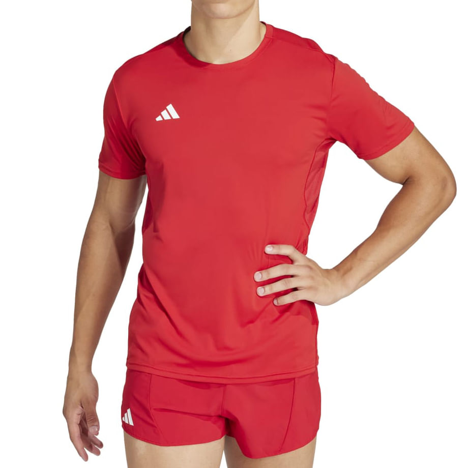 Adidas Camiseta IT1828 M ADIZERO ESSENTIALS Team Power Red 2 Poliester -4-